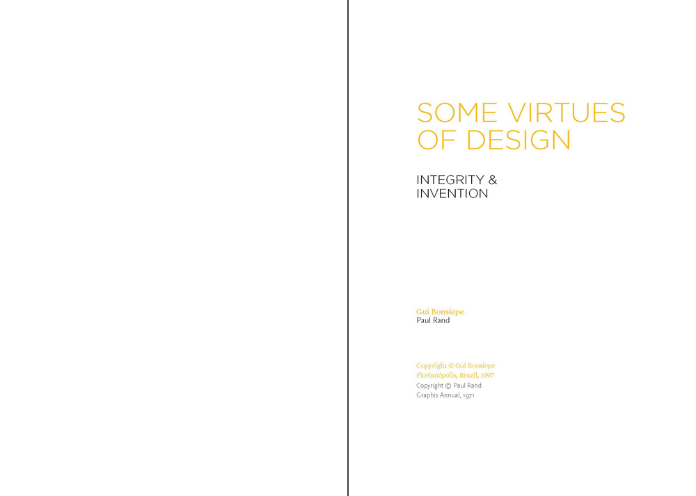 Virtues of Design