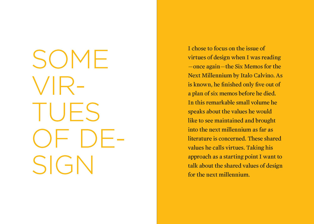 Virtues of Design