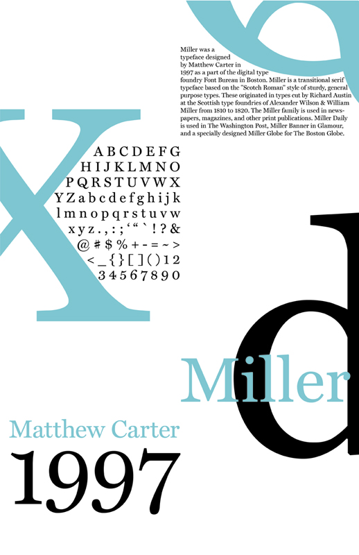 Miller Type Speciman